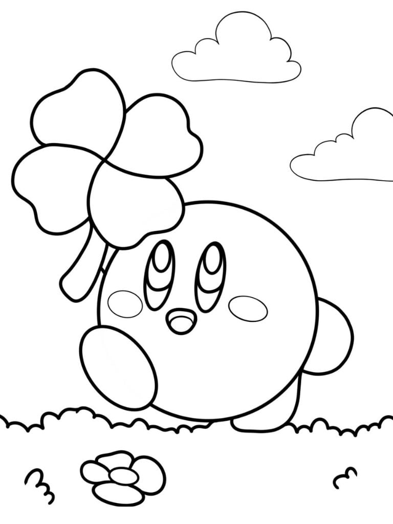 Ausmalbilder Kirby Für Kinder