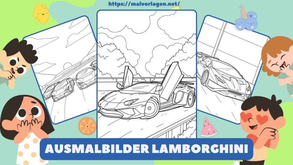 Ausmalbilder Lamborghini