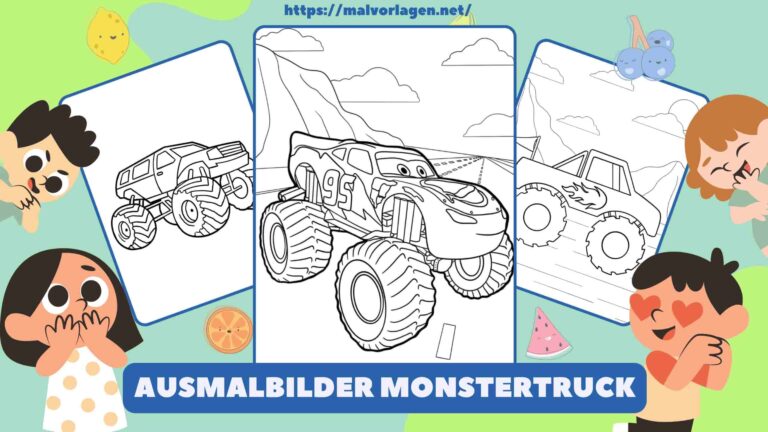 Ausmalbilder Monstertruck