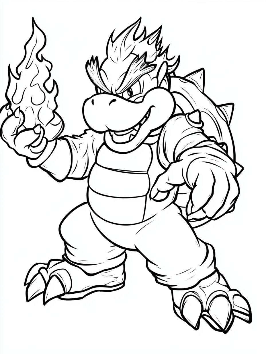 Bowser Malvorlagen Super Mario