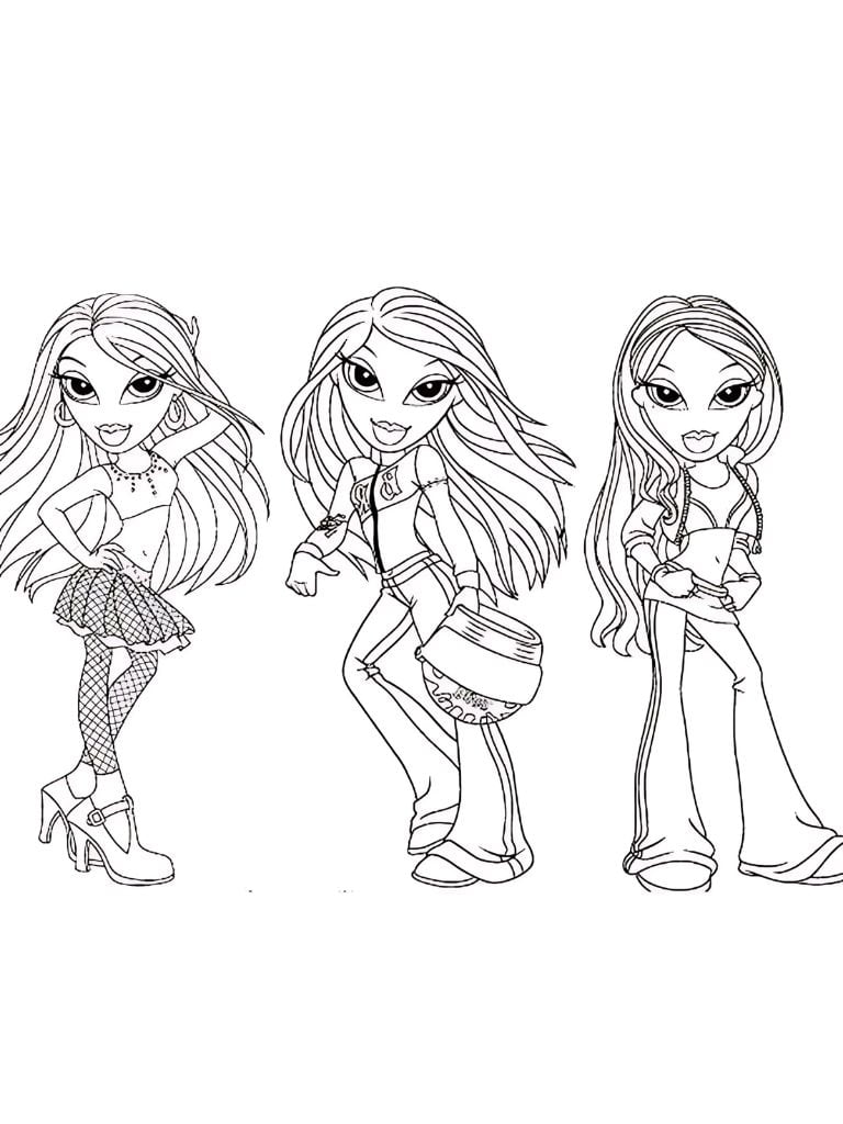 Bratz Kreative Ausmalbilder