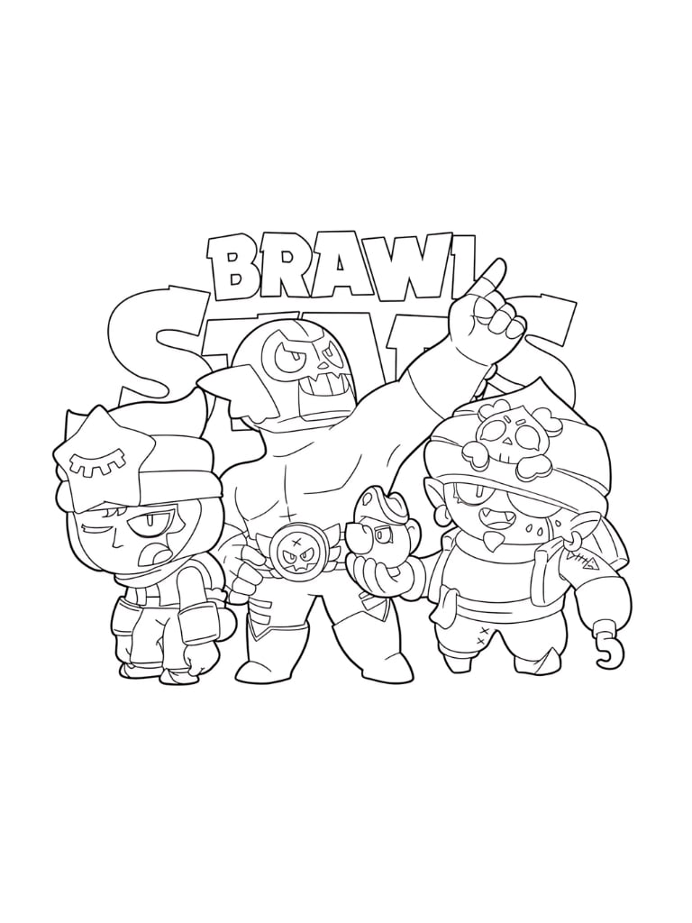 Brawl Stars Malvorlagen Niedlich