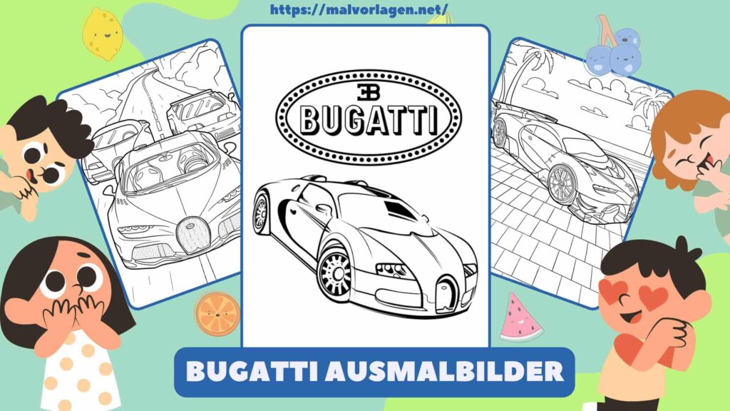 Bugatti Ausmalbilder