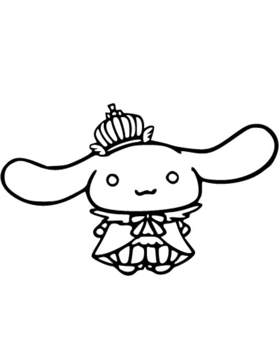 Cinnamoroll Königlich Ausmalbilder