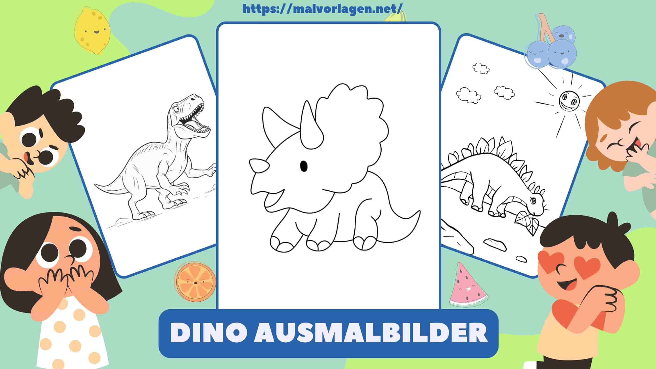 Dino Ausmalbilder