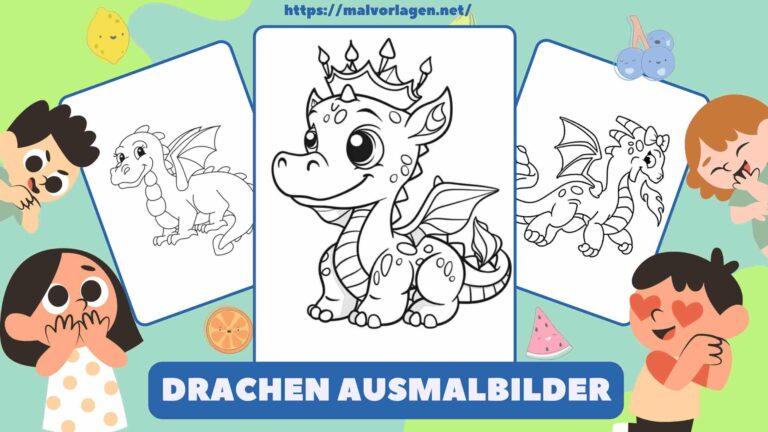 Drachen Ausmalbilder