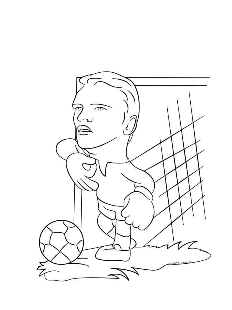 Fc Bayern Torwart Ausmalbilder Chibi