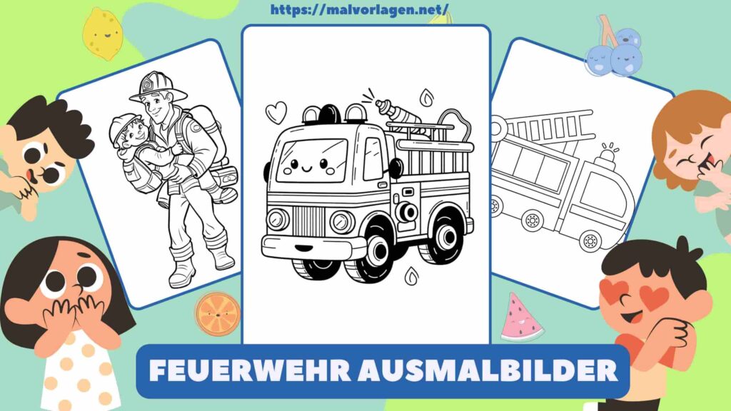 Feuerwehr Ausmalbilder