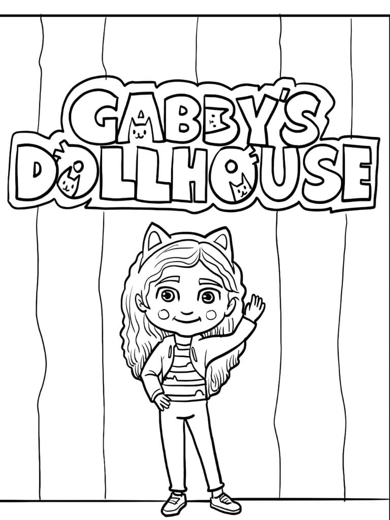 Gabbys Dollhouse Bild Vorlage