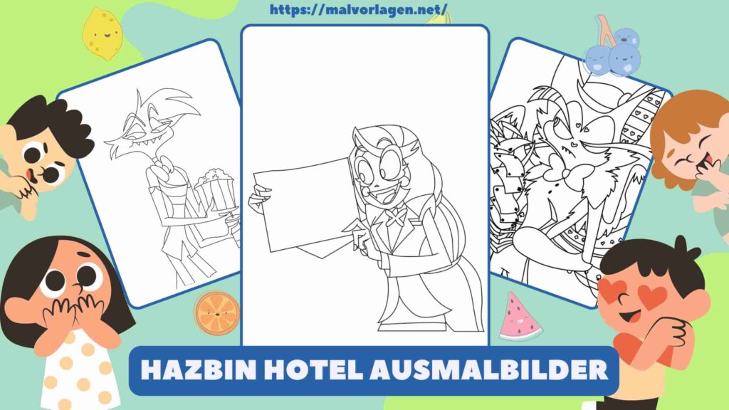 Hazbin Hotel Ausmalbilder