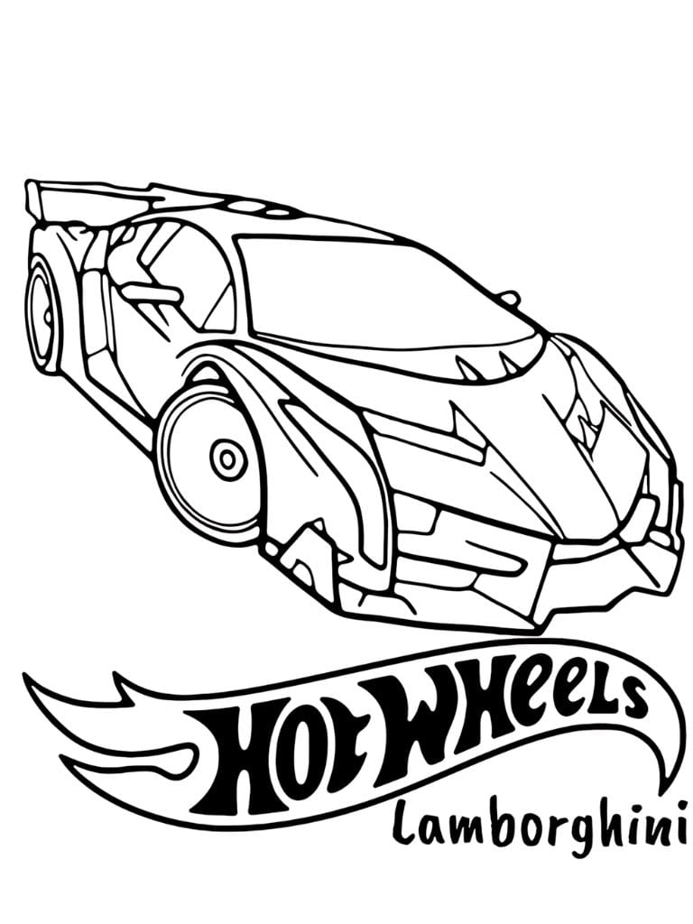 Hot Wheels Rennwagen Vorlage