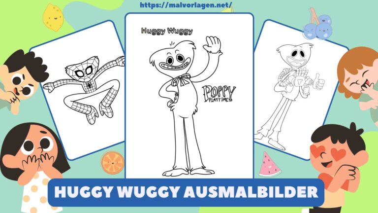 Huggy Wuggy Ausmalbilder