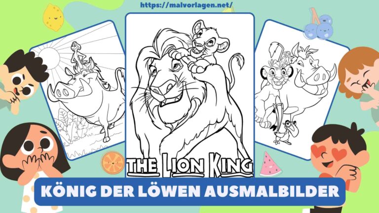 König Der Löwen Ausmalbilder