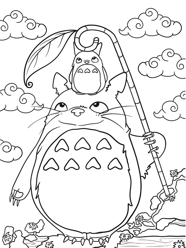 Kostenlos Ausmalbilder Totoro