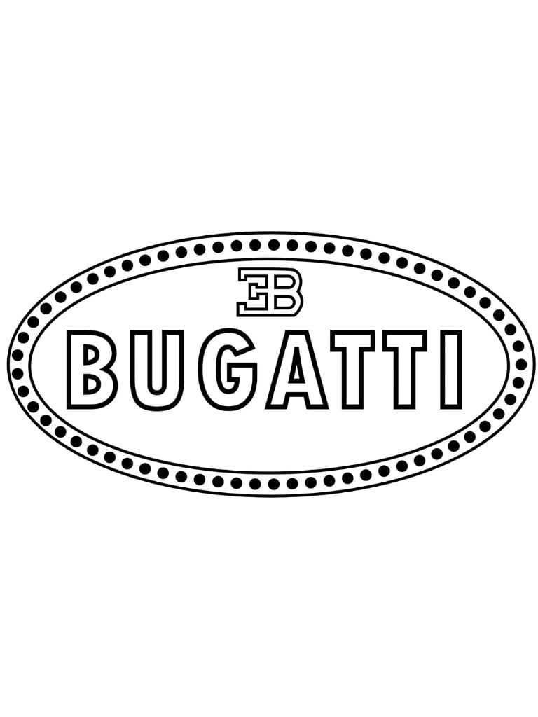 Logo Bugatti Zum Ausmalen