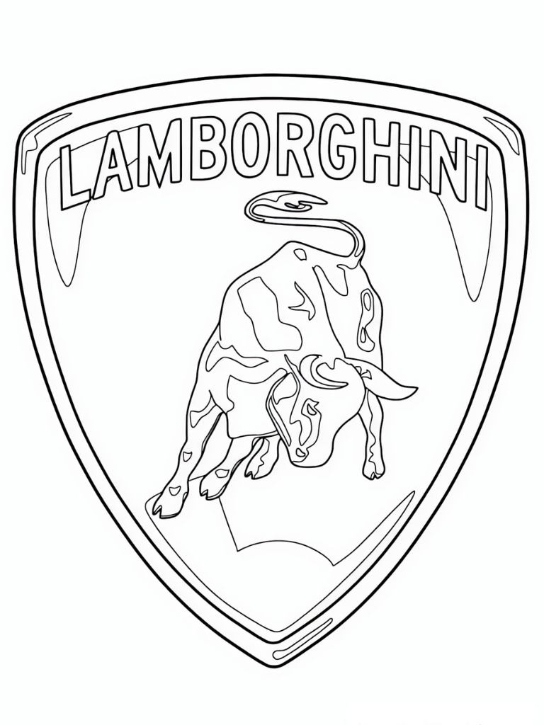 Logo Lamborghini Ausmalbilder