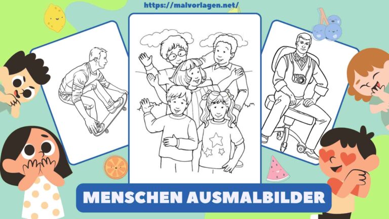 Menschen Ausmalbilder