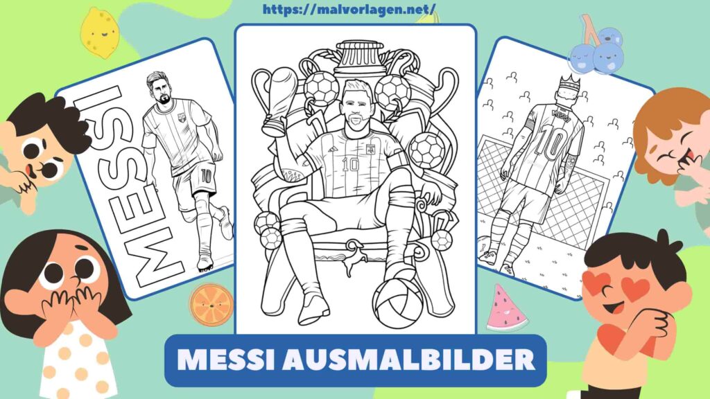 Messi Ausmalbilder