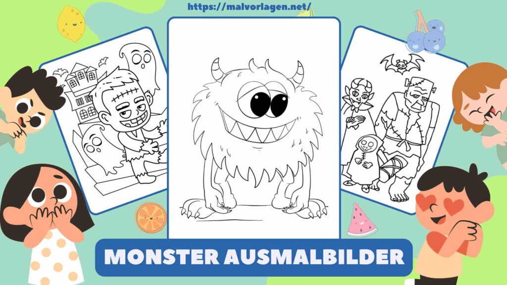 Monster Ausmalbilder