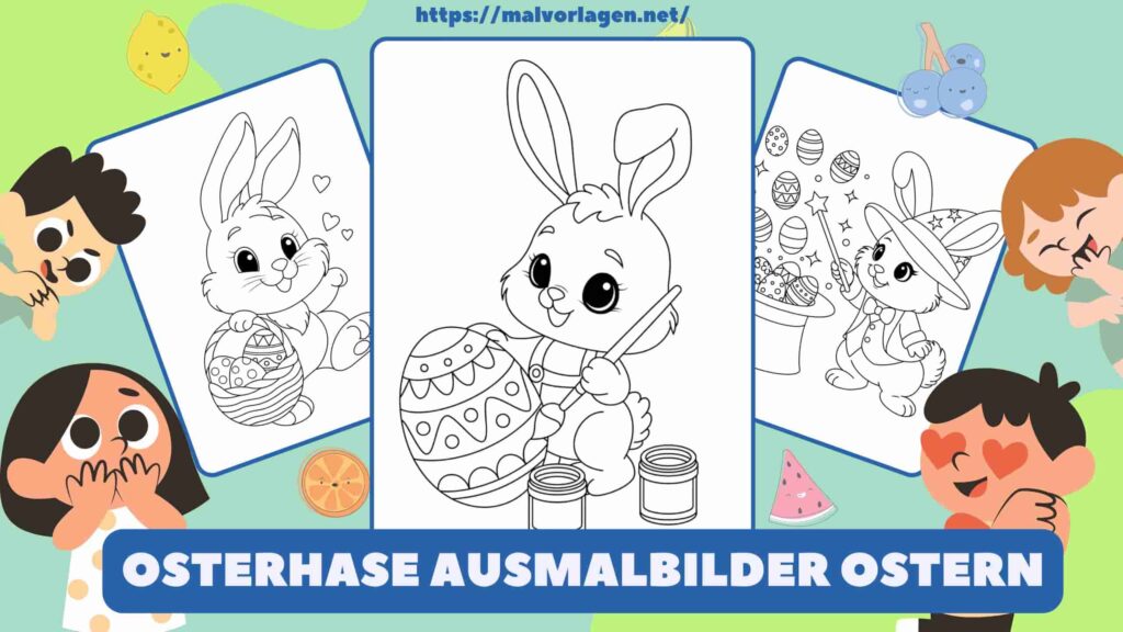 Osterhase Ausmalbilder Ostern