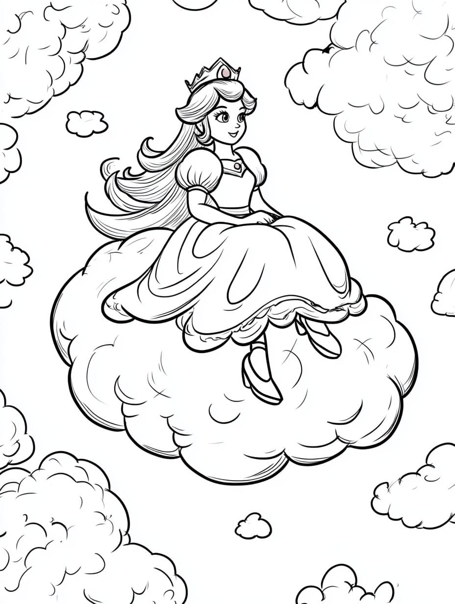 Peach Prinzessin Im Wunderland