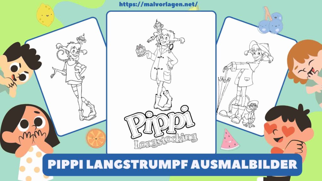 Pippi Langstrumpf Ausmalbilder