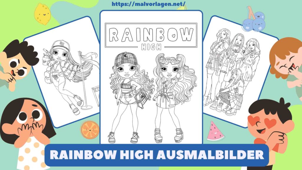 Rainbow High Ausmalbilder