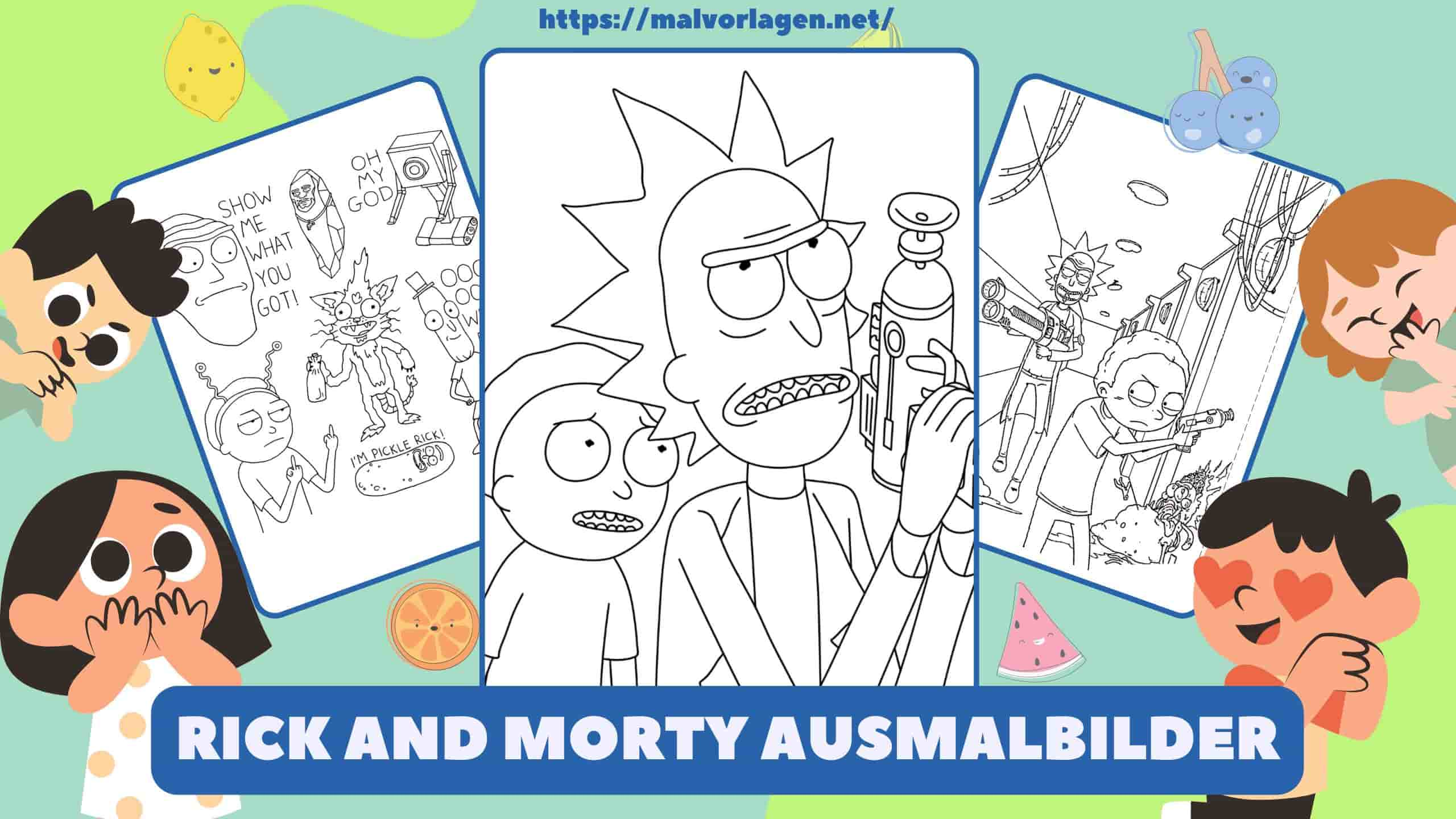 Rick And Morty Ausmalbilder