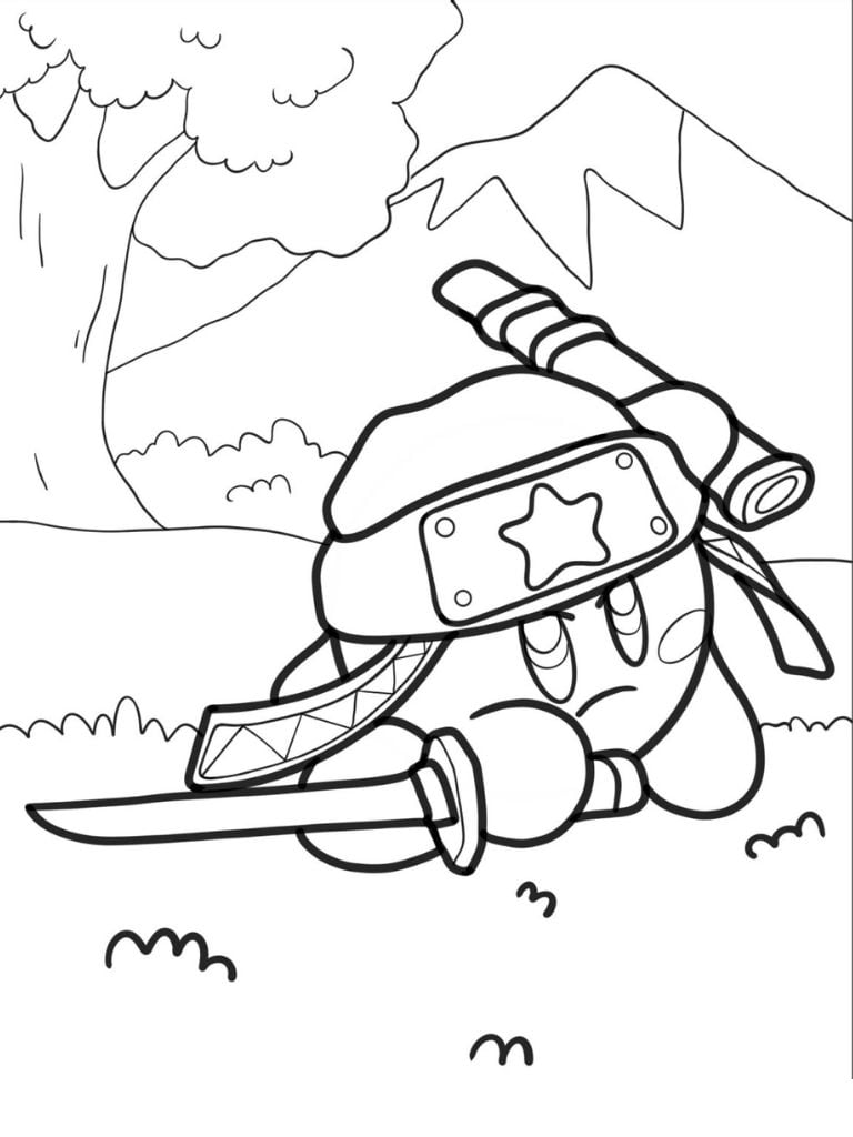 Samurai Kirby Ausmalbilder