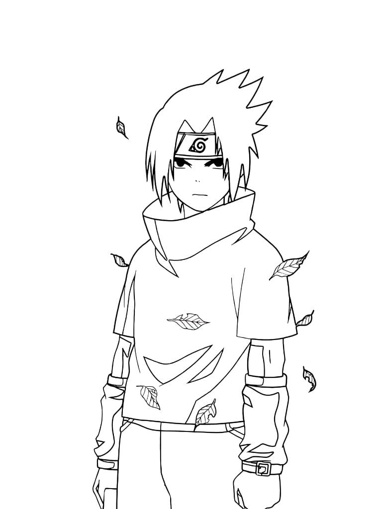 Sasuke Naruto Ausmalbild