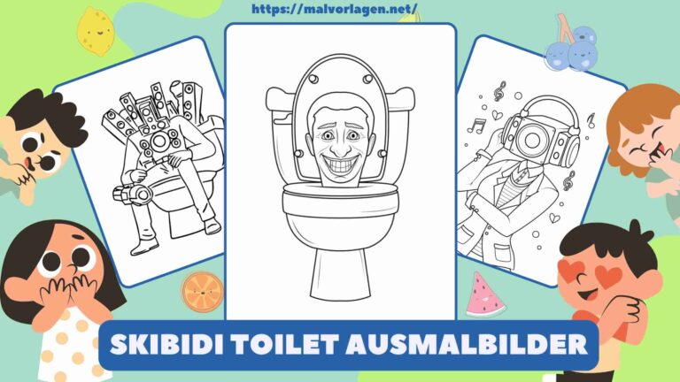 Skibidi Toilet Ausmalbilder