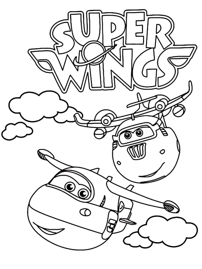 Super Wings Malvorlagen Kann Gedruckt Werden