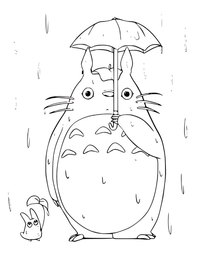 Totoro Bilder Zum Ausmalen