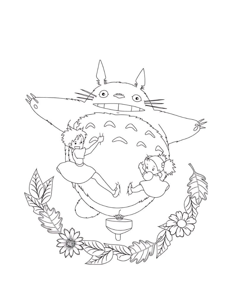 Totoro Farbbilder Kostenlos