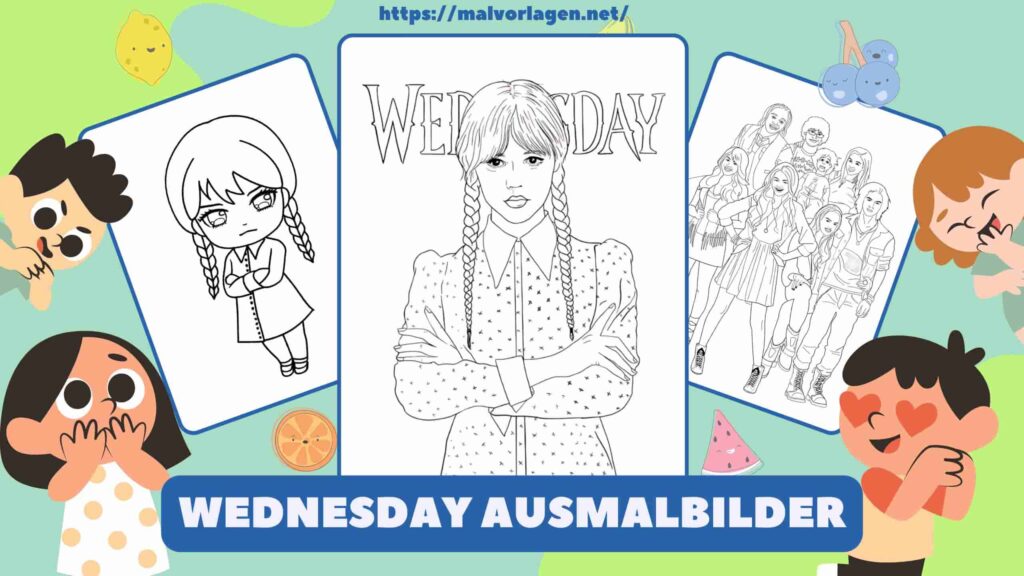 Wednesday Ausmalbilder