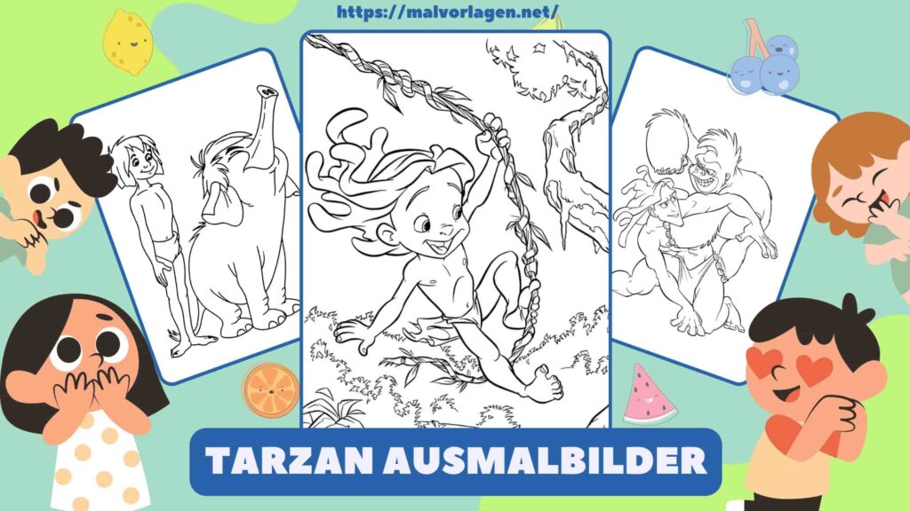 Tarzan Ausmalbilder