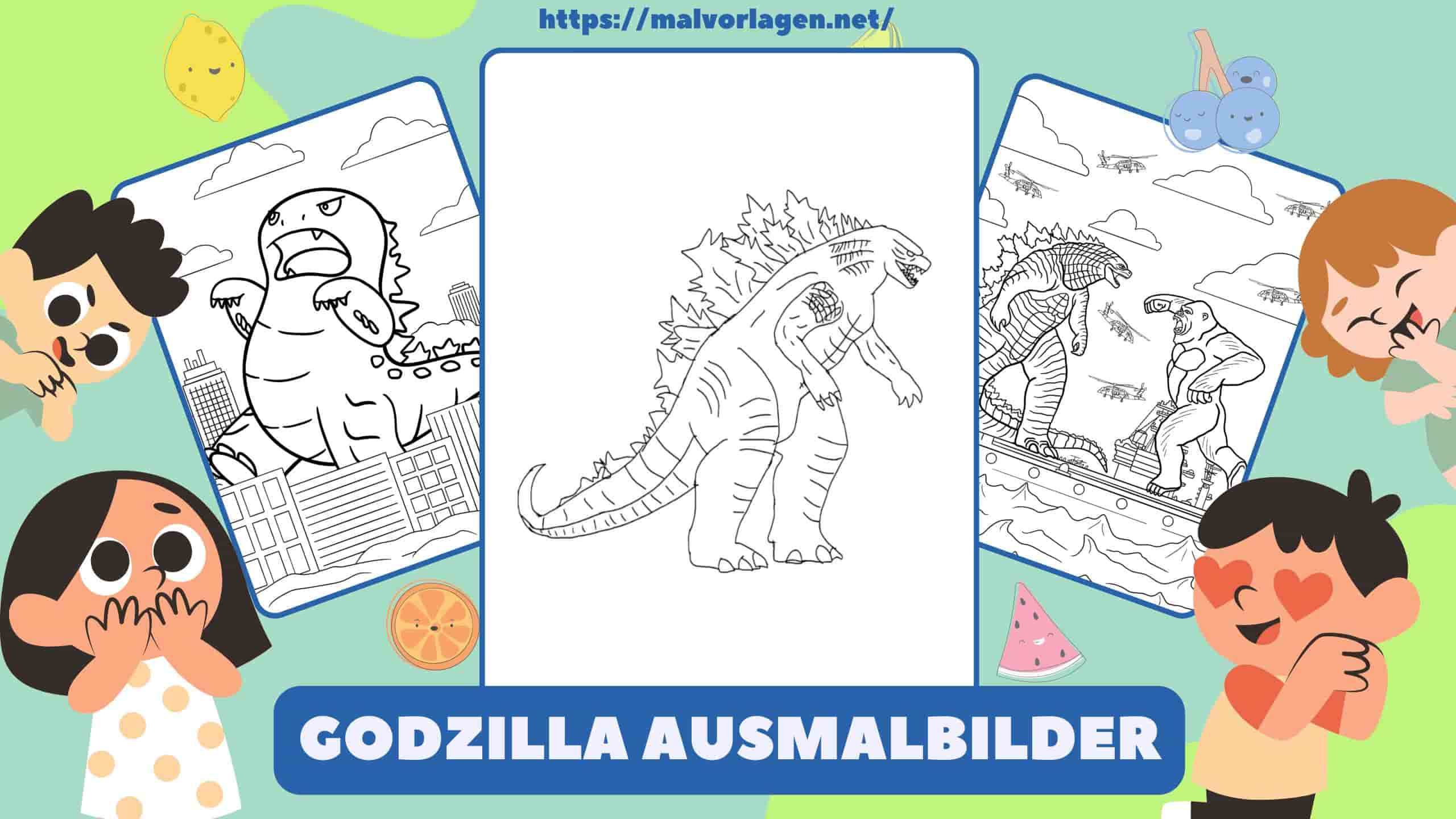 Godzilla Ausmalbilder