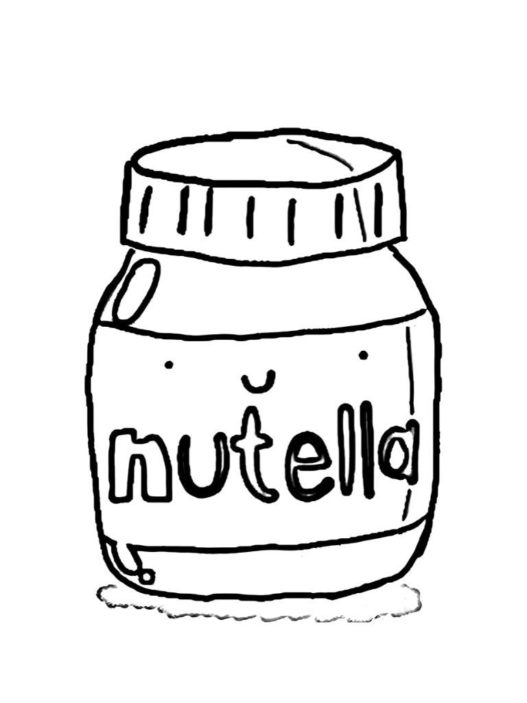 Nutella Kawaii Bilder Zum Ausdrucken