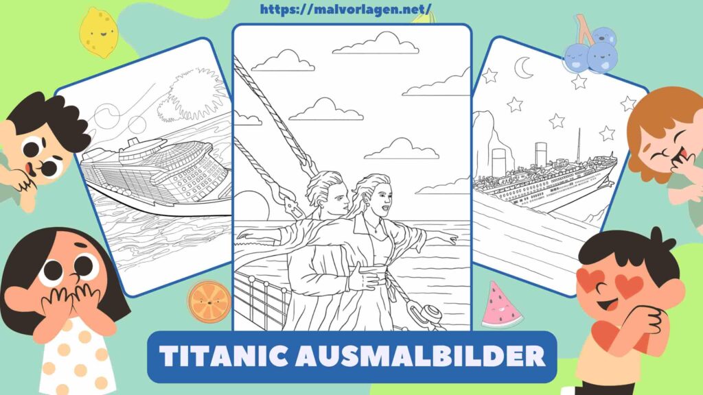 Titanic Ausmalbilder