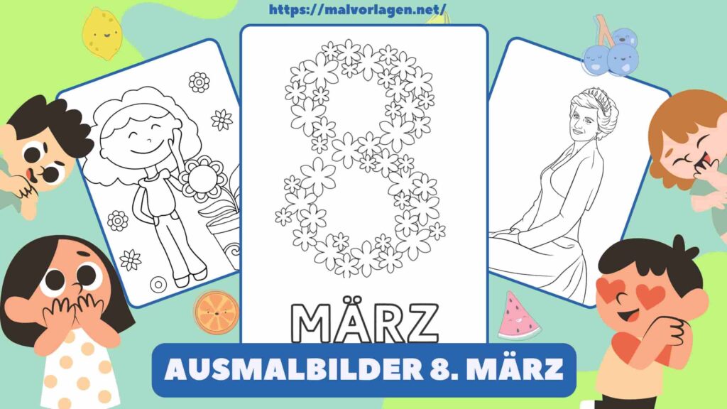 Ausmalbilder März