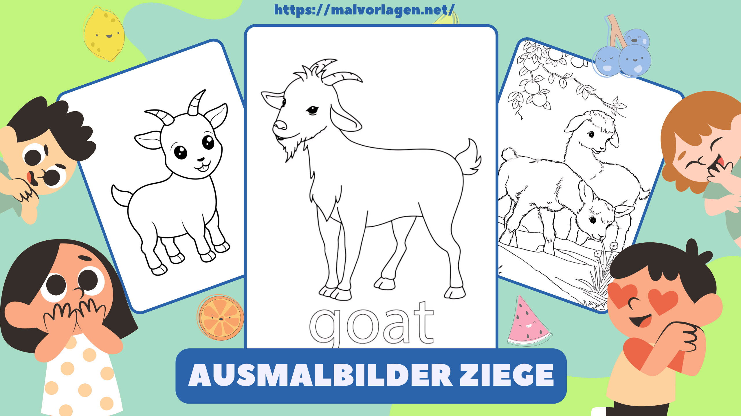 Ausmalbilder Ziege